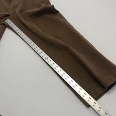 vtg Brooks Brothers 346 Pants 35×29.5 Brown 100% Soft Cotton Twill Hong Kong