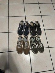 Vans Old Skool Lot Of 4 Size 7 All Green Khaki Blue Black