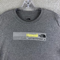 The North Face Hawaii Edition T-Shirt Mens Large Gray Circular Design Soft