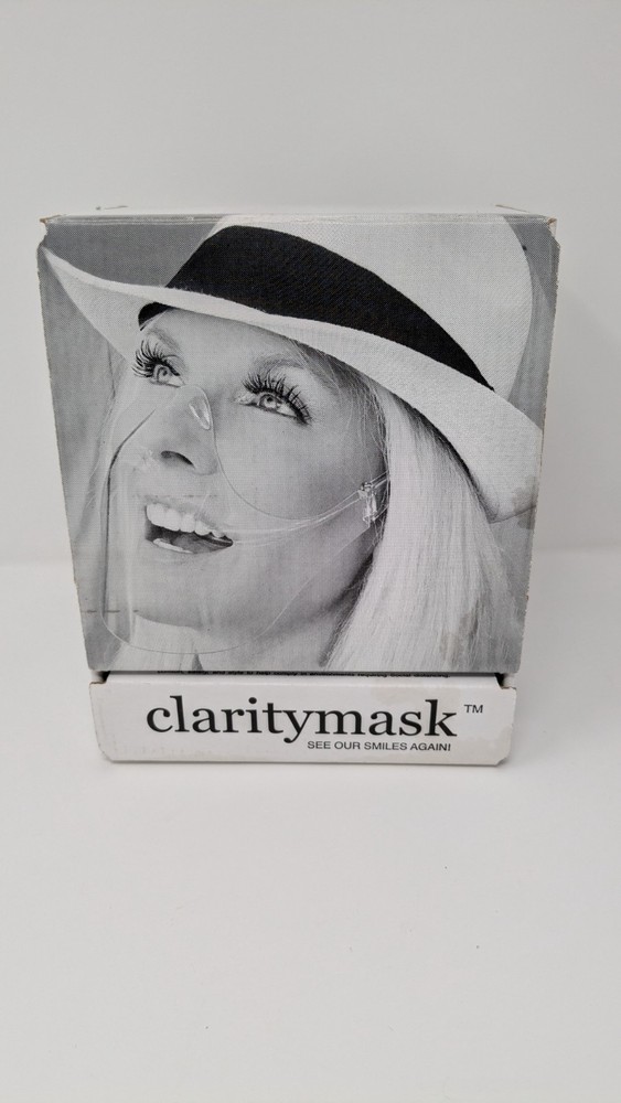 Claritymask Face Shield Polycarbonate Plastic Mask Clear USA MADE