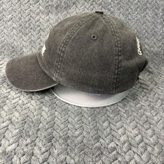 Charlie Southern Adams Beat Everyone Hat Faded Black Acid Wash Leather Strap Cap