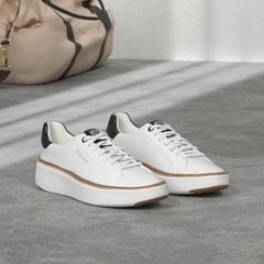 C34226 COLE HAAN MEN’S GRANDPRO TOPSPIN SNEAKER SIZE 7.5 WHITE