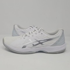 ASICS Solution Swift FF Shoes Mens Court Shoes White/ Gray Sz- 12