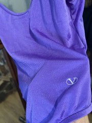 Vintage Valentino Women’s Purple Solid 1-Piece Swimsuit Spaghetti Straps Size 4