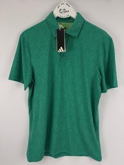 Adidas Men’s Ultimate365 Mini Bunker Golf Polo Size Large Green/32786