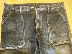45 rpm denim pants, Indigo dyeing, vintage, Made in Japan, size-33, Hand made