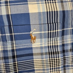 Polo Ralph Lauren Shirt Mens Small Classic Fit Plaid OxfordButton Down NWOT