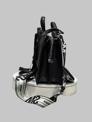 NWT STEVE MADDEN BMATEO CROSSBODY BAG TOP HANDLE SATCHEL W AIRPOD CASE BLACK