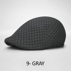 Duck Mesh Summer Gatsby Cap Mens Ivy Hat Golf Driving Sun Flat Cabbie Newsboy