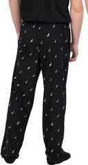 Nautica Men’s One-Piece Garment Fleece Pajama Pants, Black, Size M