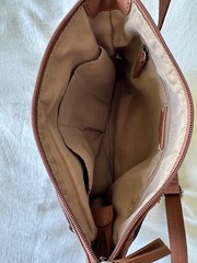 The Sak Esperato Nylon Crossbody Purse Bag Navy Blue Travel Organizer