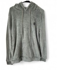 Verdusa Green Sherpa Fleece Hoodie & Drawstring Shorts Lounge Set Size M