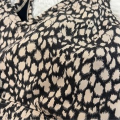 Varley Animal Print Sports Bra Medium