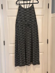 Athleta Ariel Novella Dress Maxi Outdoors Active Size 6 Lightweight Cinch Waist