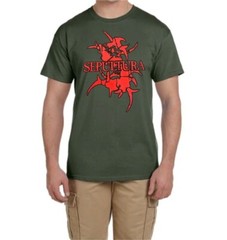 Sepultura Metal Group Men’s T-Shirt (Multiple Variations)