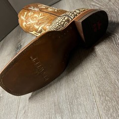 MEN’S RODEO COWBOY ALLIGATOR NECK PRINT WESTERN SQUARE TOE BOOTS MEXICO PRODUCT