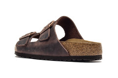 Birkenstock Arizona Oiled Leather Habana Sandals Soft Footbed Shoes New w/ Box