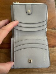 NWOT Kate Spade Margaux Enamel Spade Small Bifold Wallet