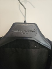 Dolce & Gabbana Men’s 2-Piece Black Pinstripe Suit Size 54 Regular Made Italy