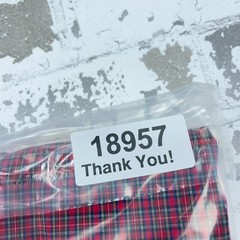 Ralph Lauren Shirt Men 15.5 34 Red Blue Button Up Custom Fit Plaid Dress Poplin