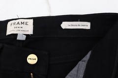 Frame jeans Women’s 24 26×27 Le skinny de jeanne black cotton blend stretch