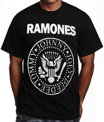 RAMONES PUNK ROCK Black T Shirt