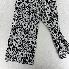 Jantzen Regular Wide Leg Printed Pull On Woven Cover Up Pants Large Animal Print