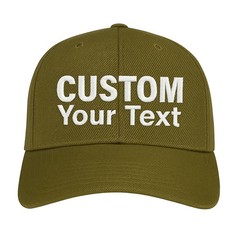 Custom Embroidered Baseball Cap Personalized Text Dad Hat with Your Own Message