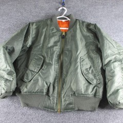 Rothco Jacket Mens XS Green MA-1 Reversible Bomber Flight Army Nylon Insulated