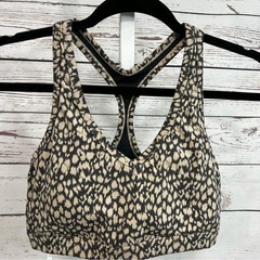 Varley Animal Print Sports Bra Medium