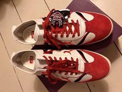 Onitsuka Tiger MEXICO 66 DELUXE NIPPON MADE 1181A370 100 White Classic Red Shoes