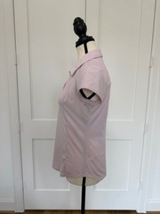 💜 Athletic Short Sleeved Polo Top in Lavender – XS 💜