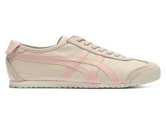Onitsuka Tiger Mexico 66 1183A201-254 Cream Pink Leather Shoes New Box