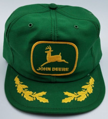 John Deere Vintage Louisville MFG.CO. Green Snapback Trucker Hat Cap Made in USA