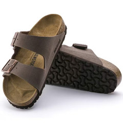 Birkenstock Arizona Mocha Birkibuc Leather Sandals Narrow/Wide EU 37-45 With Box