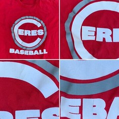 Vintage Ceres Baseball T-Shirt long sleeve single stitch made in USA sz 46 XL 48