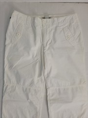 Ralph Lauren Pants Womens Sz 6 High Rise Straight Leg Drapey White Vintage