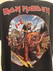 Official Iron Maiden Legacy of the Beast Canadian Tour 2019 T Shirt in Large New