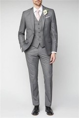 3 Piece Slim Fit Suit for Men Formal Business Wedding Prom Tuxedo Set