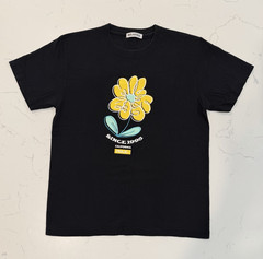 MILKFED Flower Graphic Tee Black Japanese Streetwear Since 1995 Regular Size M