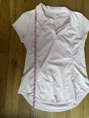 💜 Athletic Short Sleeved Polo Top in Lavender – XS 💜