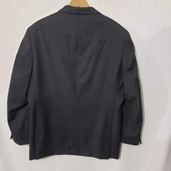 Perry Ellis Premium Slim Fit Charcoal Wool Blend Blazer Double-Vented 44R/38W