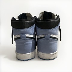 Nike Air Jordan 1 Men’s High Top Colorblock Blue/White/Black Lace-Up Sneaker