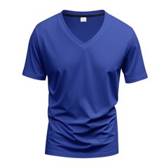 Summer American Style Quick Dry Men V Neck T-Shirt
