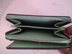 Mint Green Folded Wallet Price Reduced to 11 000 Yen