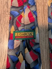 J. Garcia 100% Silk Woven Men’s Tie Made in USA