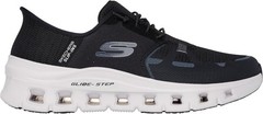 Skechers Men’s Slip-Resistant Glide-Step Pro Slip-ins Work Sneakers – Black/Grey