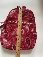Vera Bradley Mesa Red Paisley Backpack 12” Retired