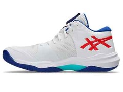 ASICS SKY ELITE FF MT 3 1051A094 960 White Asics Blue Volleyball Shoes