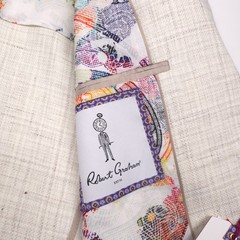 Robert Graham Regal Sport Coat Mens 46R Oatmeal Linen Wool Melange Blazer Jacket